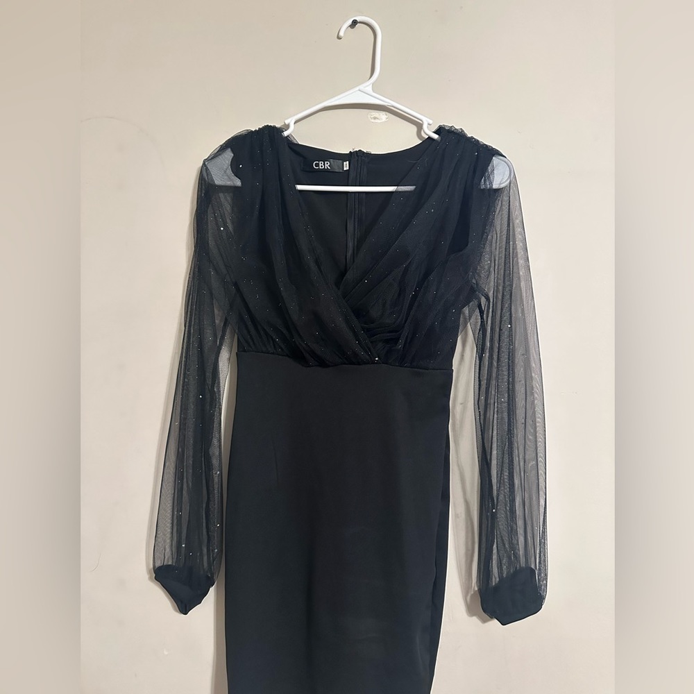 CBR Black Sparkle Cocktail Dress - New Without Tags
